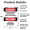 Signmission Do Not Operate Maintenance Bilingual Danger Sign, Plastic, 7in W x 10in L, 2PK OS-2PACK-DS-P-710-VS-1154 - alternate 7